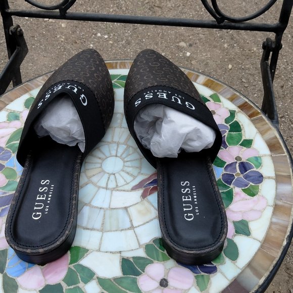 GUESS Mules GFMONA Panna 8M New Manmade Materials - Picture 7 of 9